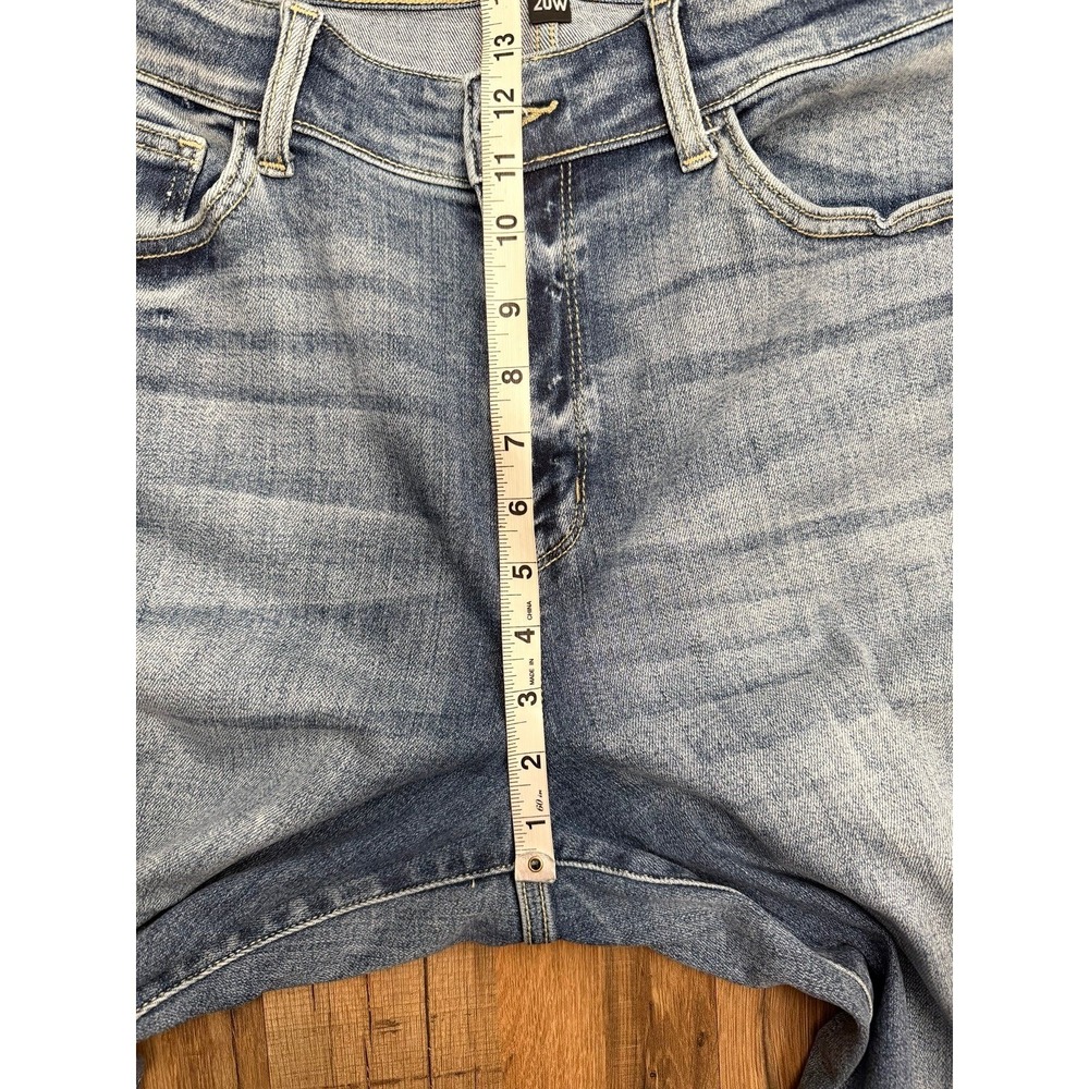 Judy Blue Bootcut Jeans Womens Plus 20W Mid Rise Stretch Blue Denim 32 Inseam - Picture 10 of 10